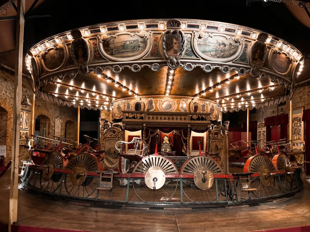 Bicycle Carousel at the Paris Carnival Mueseum